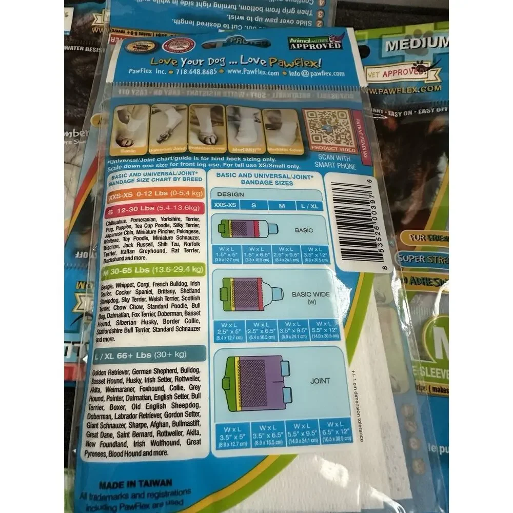 Dog Pet Supply Lot PawFlex Bandage Covers Leashes Collars Nail Clippers Grooming